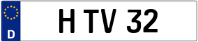Truck License Plate